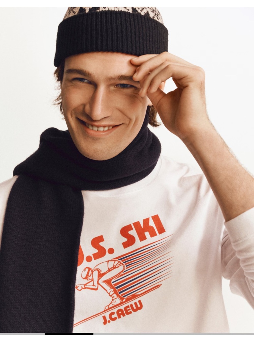 J. Crew U.S. Ski & Snowboard by J.Crew premium-weight graphic T-shirt